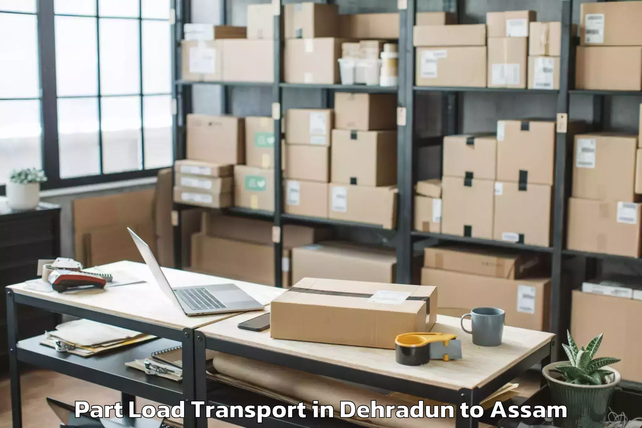 Book Dehradun to Demow Part Load Transport